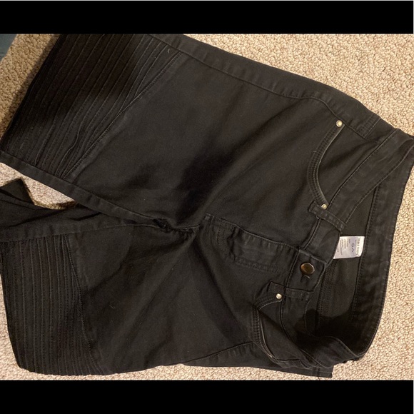 Urban Groove Ribbed Black Jeans - Picture 1 of 1